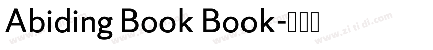 Abiding Book Book字体转换 Abiding Book Book字体转换